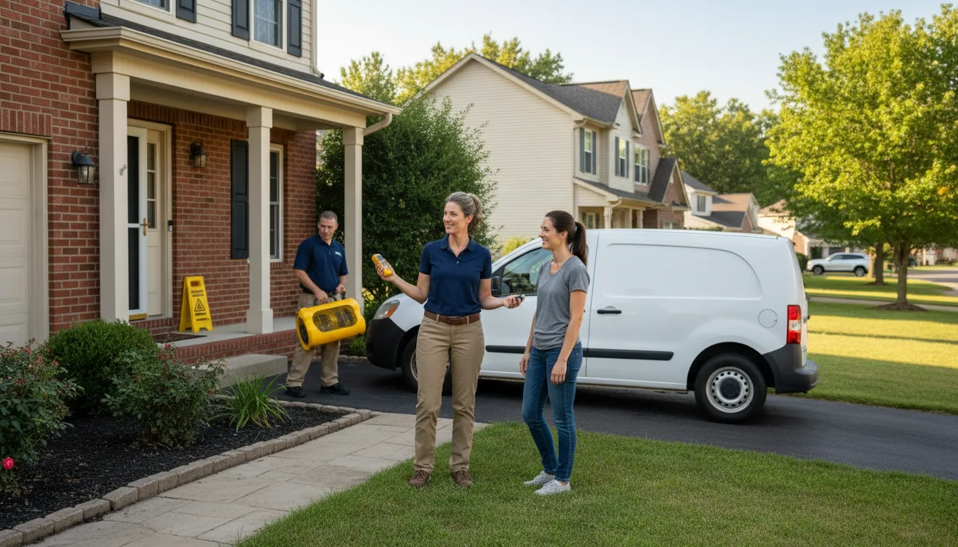 Water restoration image for Water Damage & Restoration Services in Tallmansville, WV